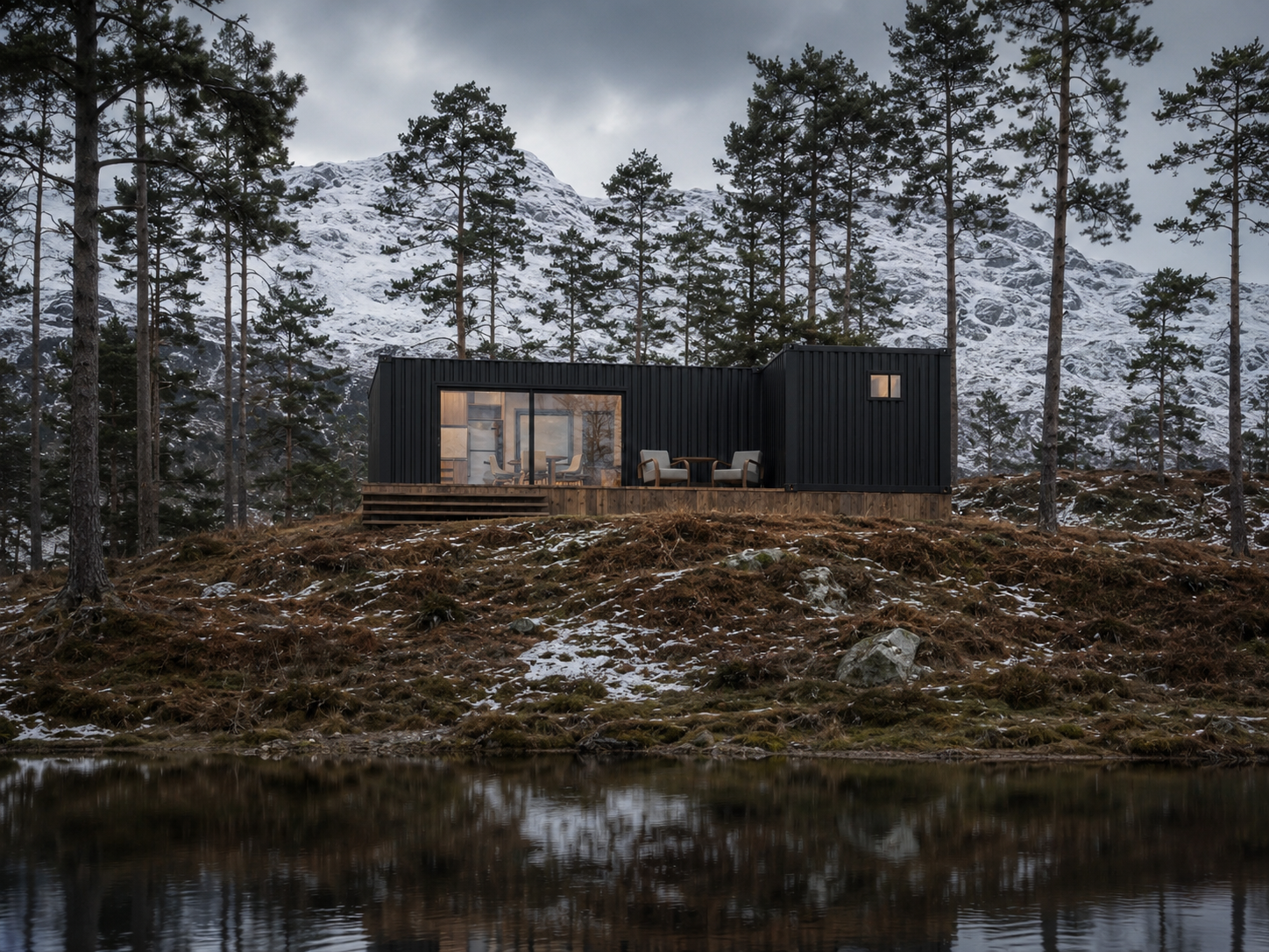 Módulo habitable ARQUBE — arquitectura modular contemporánea